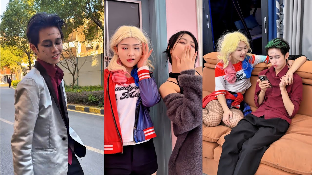 Funny daily life between Harley Quinn and the Joker#joker #funny