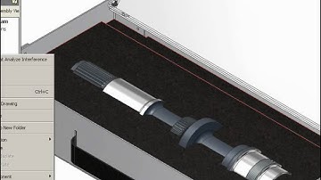 Boolean Subtract One Part From Another Part in an Assembly with Autodesk Inventor