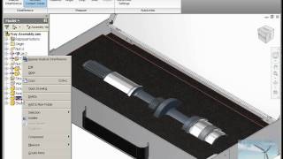 Boolean Subtract One Part From Another Part in an Assembly with Autodesk Inventor