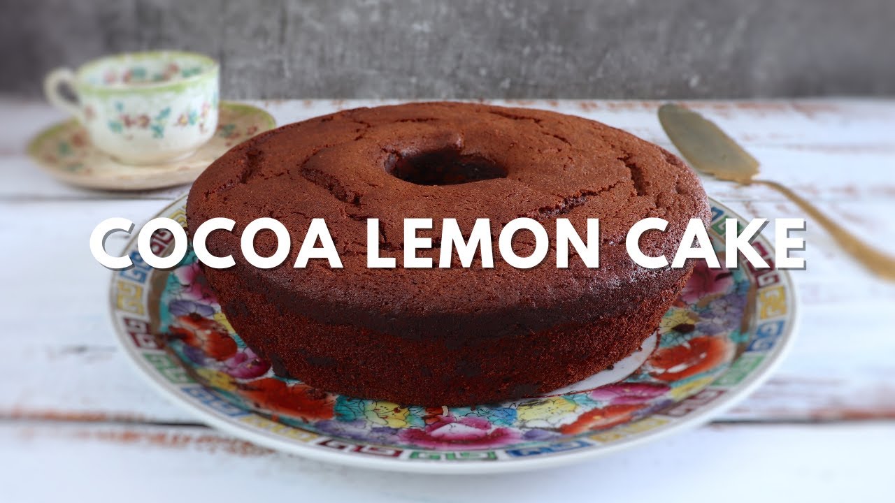 How to make Cocoa lemon cake | Food From Portugal