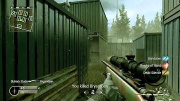 Dislexic Dude v BryantBen | 1v1 COD4 | Record 41-0 (Simple Edit)