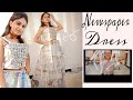 Paper Dress DIY | Quarantine DIY |Shruti Dahiya