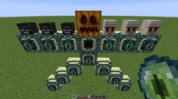 what if you create a MULTI ENDER GOLEM in MINECRAFT
