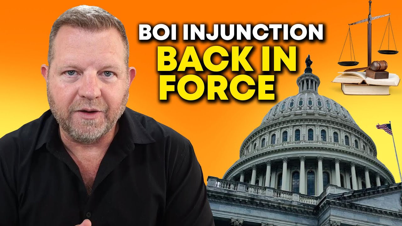 BOI Injunction Back in Force (As of December 26, 2024)