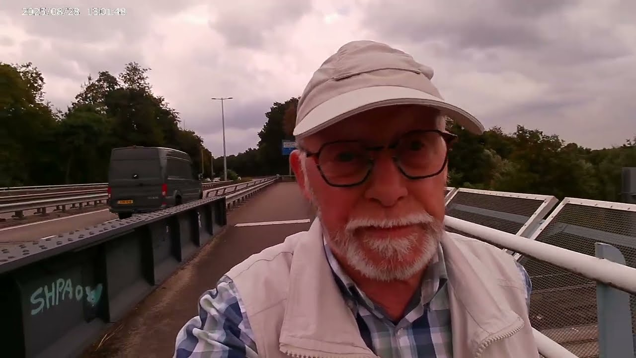 Vlog 122,  Grandpa BusZie is out walking and is surprised by a thunderstorm.