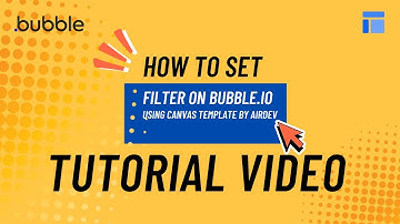 How to Filter a List Using Reusable Filters in Bubble.io (Airdev Canvas Tutorial)