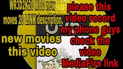 WR3D 2K19 MOD BY King real Link in the description