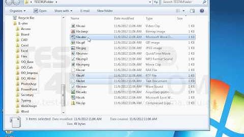 Delete all text files from the TEST4UFolder folder on your desktop.