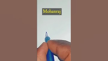 Mohanraj signature style 😎 / M letter best signature style 🥰 #signature #shorts #viral #trending