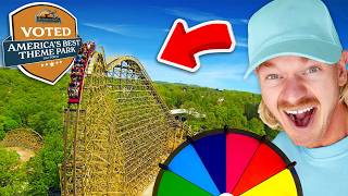 MYSTERY WHEEL Decides Which THEME PARK I Visit - Day 2 🇺🇸
