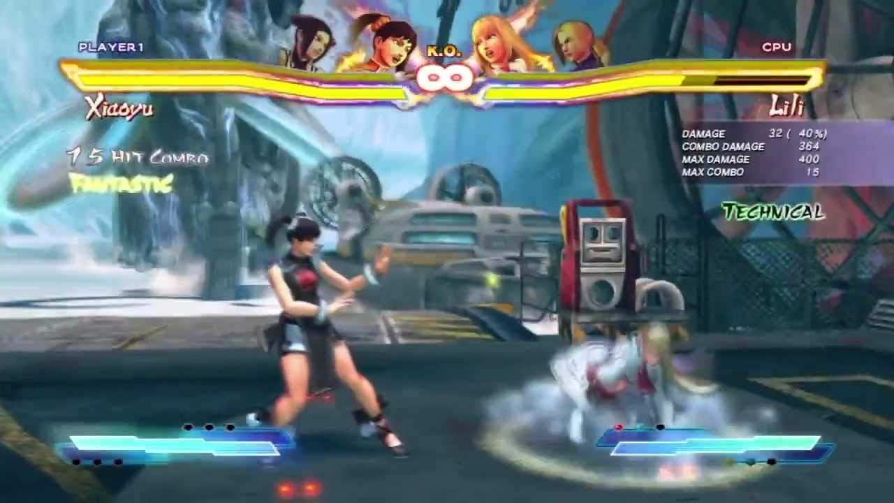 Street Fighter X Tekken Juri Combos