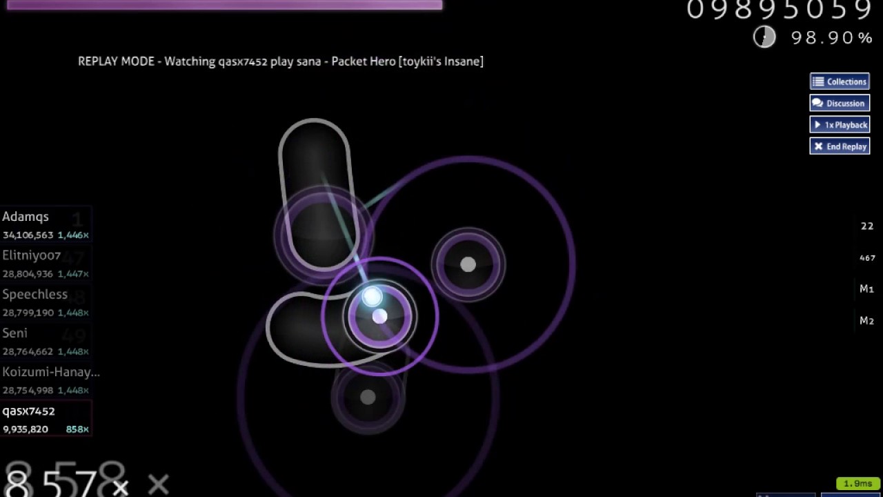 [osu!] sana - Packet Hero [toykii's Insane] - YouTube