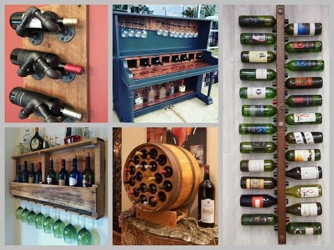 DIY Wine Rack Ideas - Creative Wine Shelf DIY Home Decor