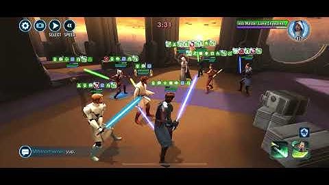 SWGOH JMK (No Ult) Testing vs BS Lead JML