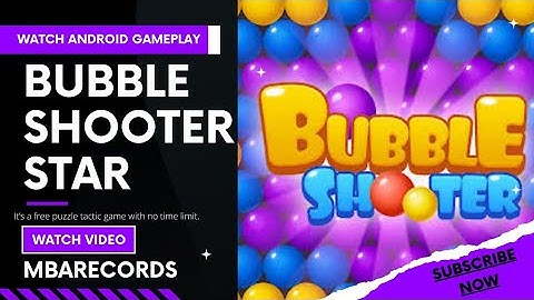Bubble Shooter Star Game play | satisfying videos | Android games | mobile play #mbarecords