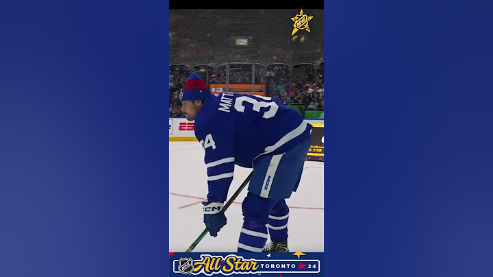 Matthews calls his shot 🎯🤩🏒