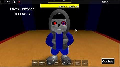 Show all reset characters in Sans Multiversal Battles in Roblox. Part 2/5. Все ресет сансы часть 2/5