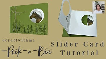 🔴#craftwithme | An Amazing Slider Card Tutorial You