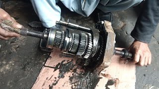 genius man excellently the repairing Toyota hiace gearbox#repairing