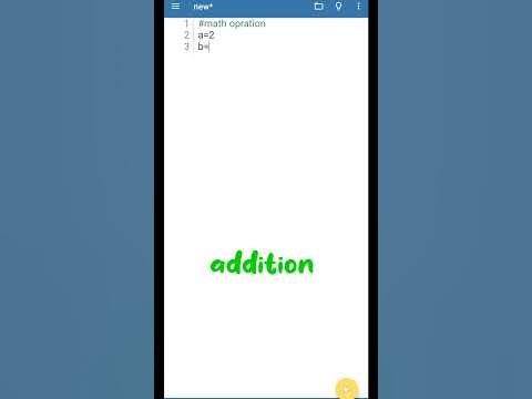 simple addition code in python programming # #shorts #coding #usa # ...