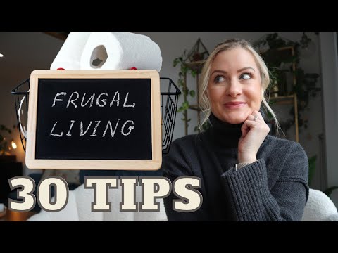 30 FRUGAL LIVING TIPS TO SAVE THOUSANDS & SPEND MORE MINDFULLY. WAYS TO LIVE MORE INTENTIONALLY 2024