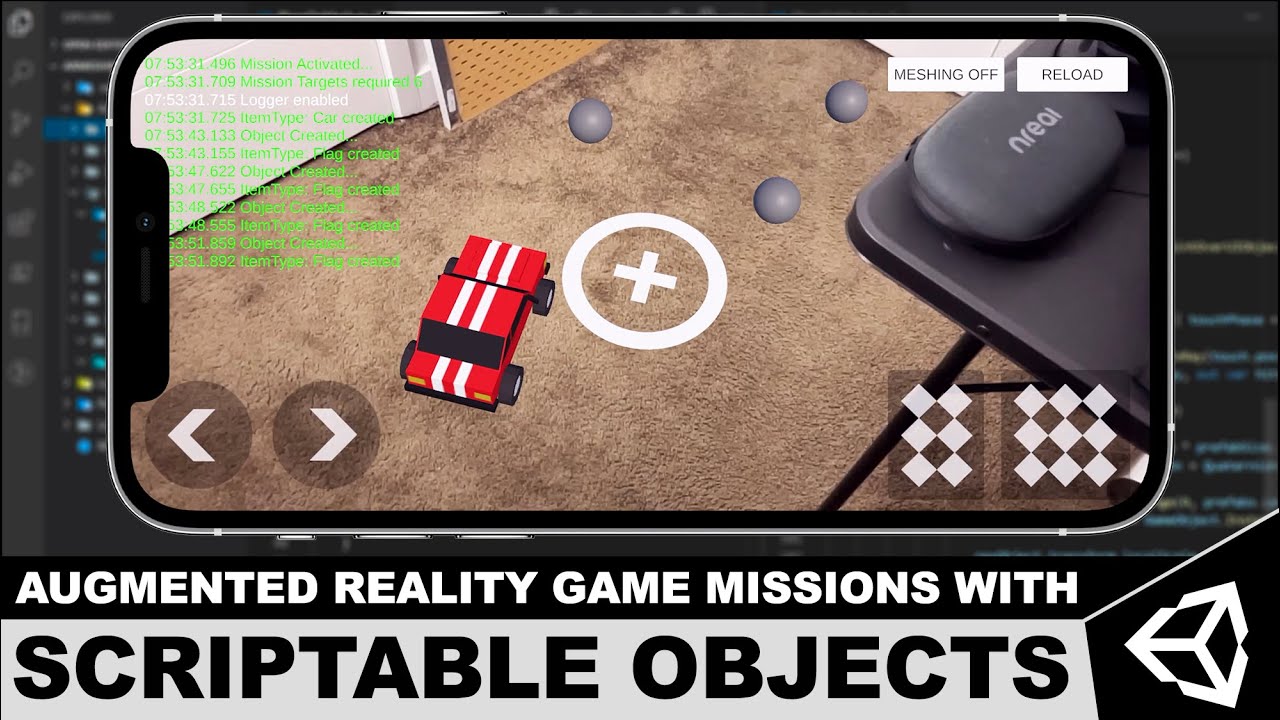 Scriptable objects. Golf VR игры меню. Ar Foundation.