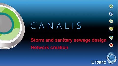 Storm and sanitary sewage design – network creation