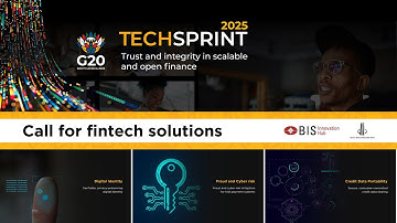 WATCH: #G20TechSprint: call for fintech solutions