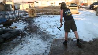 Condor throwing Axes - 50' Bullseyes
