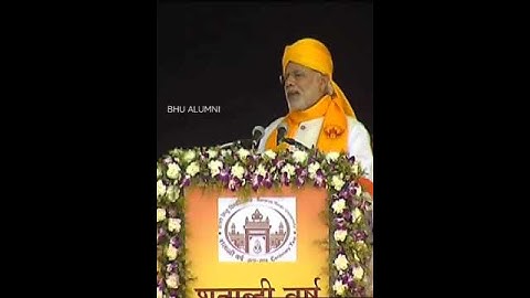 PM Modi talking about BHU Students #bhu #shorts #modi