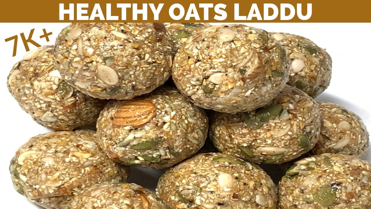 Healthy Oats Laddu without sugar Instant Oats Recipe हेल्दी ओट्स