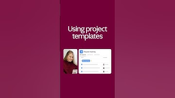 How to create a new project from a template in Asana #projectmanagement #asana #template