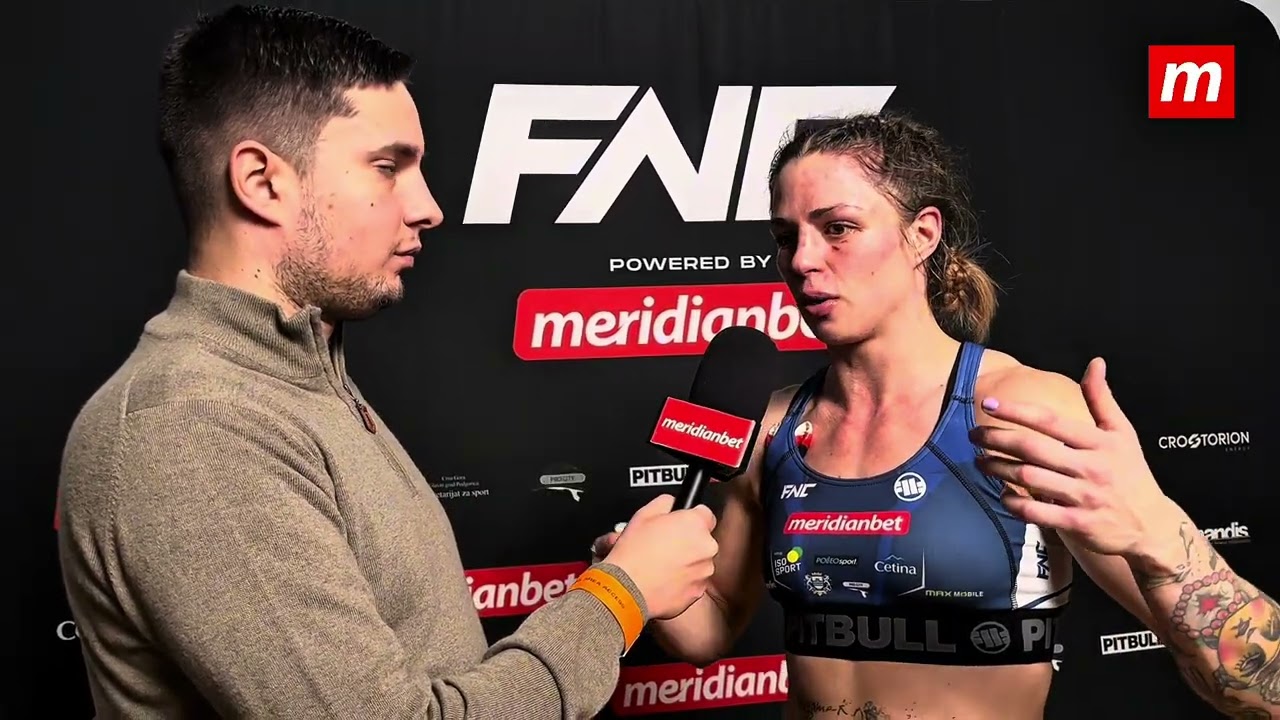 Sara Luzar Smajić nakon pobede nad Ivanom Petrović u Podgorici