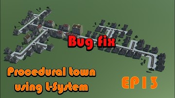 Unity Procedural Town Tutorial Ep13_1 Bug fix