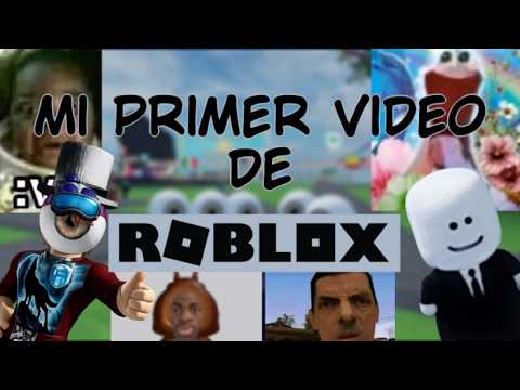 Mi primer video de Roblox XD