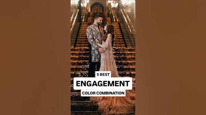 🔥 5 Stunning Engagement Color Combos for Couples in 2025! Find Your Perfect Match!#shorts