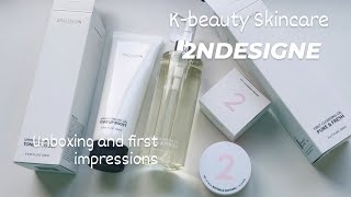 K-beauty Unboxing &amp; First Impressions / 2NDESIGNE / JuliaM
