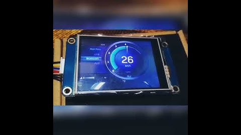 #STM32 #Nextion  DIY Digital Speedometer Gauge || STM32 || NEXTION