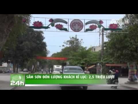 Video VTC14_Sầm Sơn đón lượng khách kỉ lục: 2,5 triệu lượt - youtube