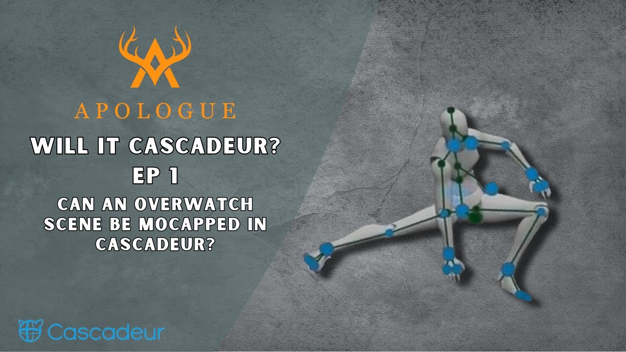 Can This Overwatch Scene Be Mocapped in Cascadeur? | Will it Cascadeur ...