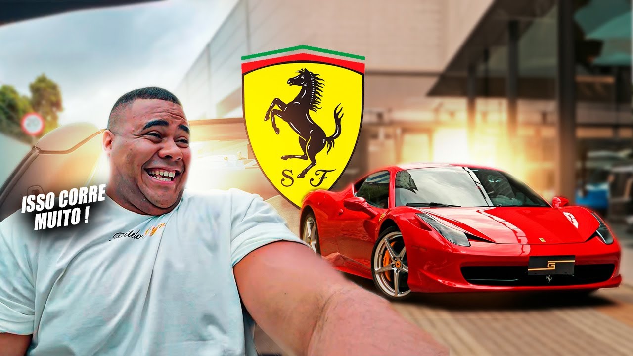 BITELO ASSUSTOU GERAL NA FERRARI COM 155KG