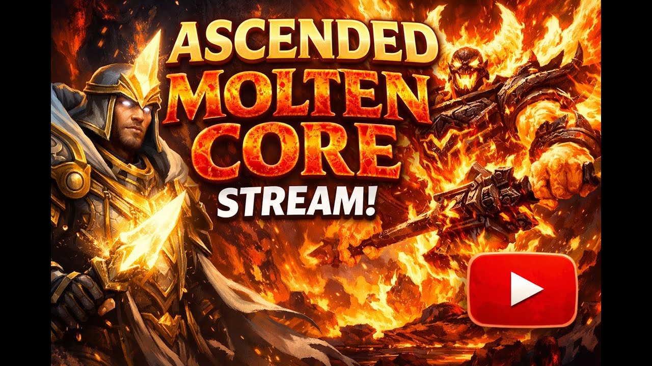 Warcraft Reborn: Ascension Bronzebeard - Ascended Molten Core Cleanup (Major Domo and Ragnaros)