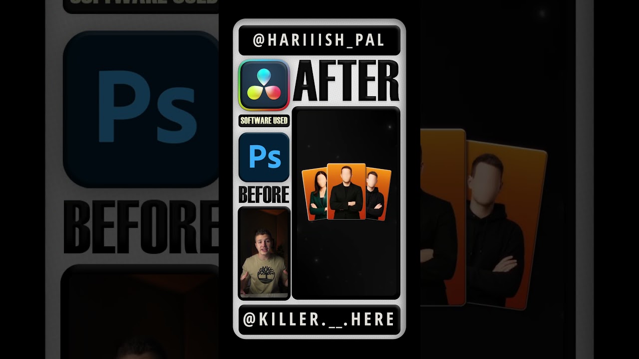 Before After Reel Edited by @hariiish_pal #videoeditor  #motiongraphics  #reeledit