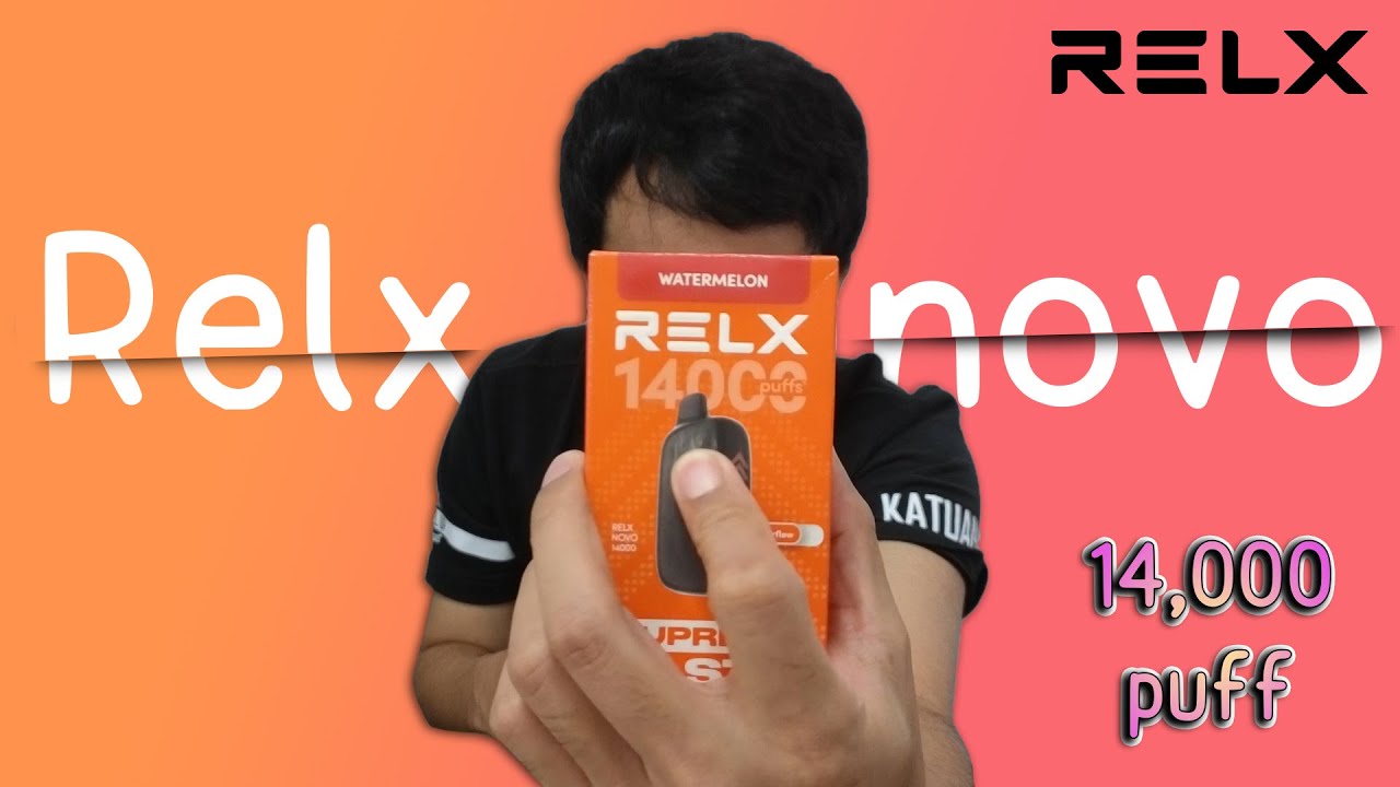 รีวิว พอตใช้แล้วทิ้ง Relx novo 14k กลิ่น Watermelon