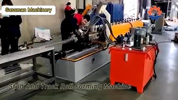 Light Keel Drywall Stud And Track Roll Forming Machine 100 M/Min High Speed