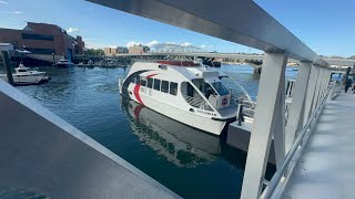A Ride on MBTA Ferry from Logan Airport Ferry Terminal to North Station News