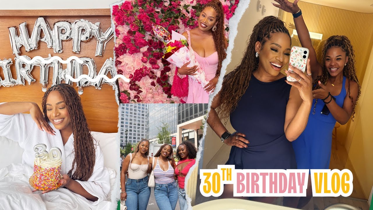 Birthday Vlog: Celebrate 30 in 30 minutes with me | 7 Days of Celebrations 💕