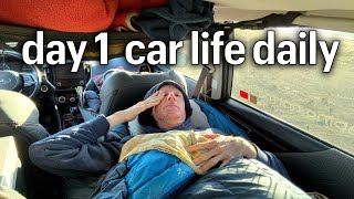 Day 1: 30 Days Living in My Car – My Real Morning Routine