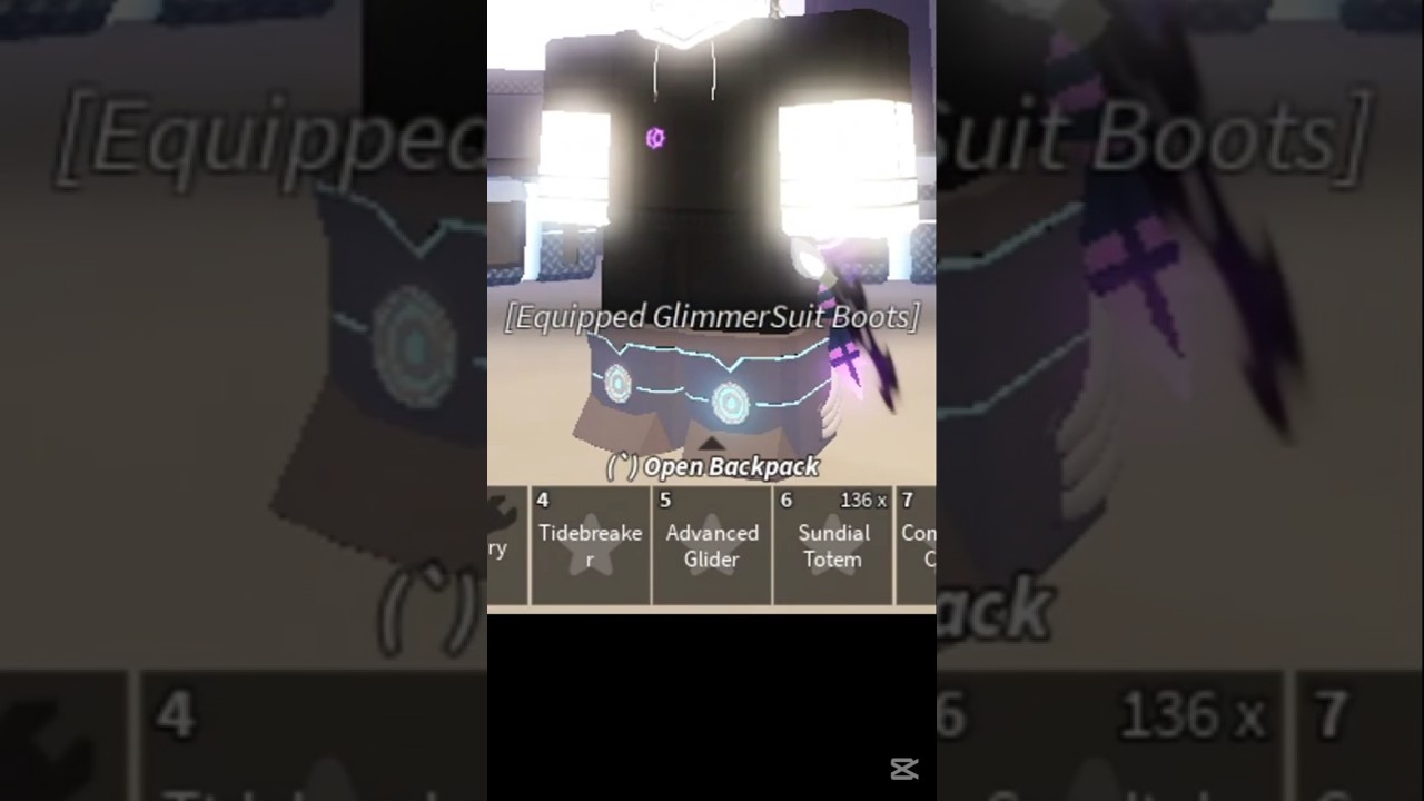 Ботинки в мерцающем костюме 