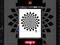 Illustrator Tutorial: How to Create Geometric Visual Graphics -  如何制作几何视觉图形 #reels #shorts #viral